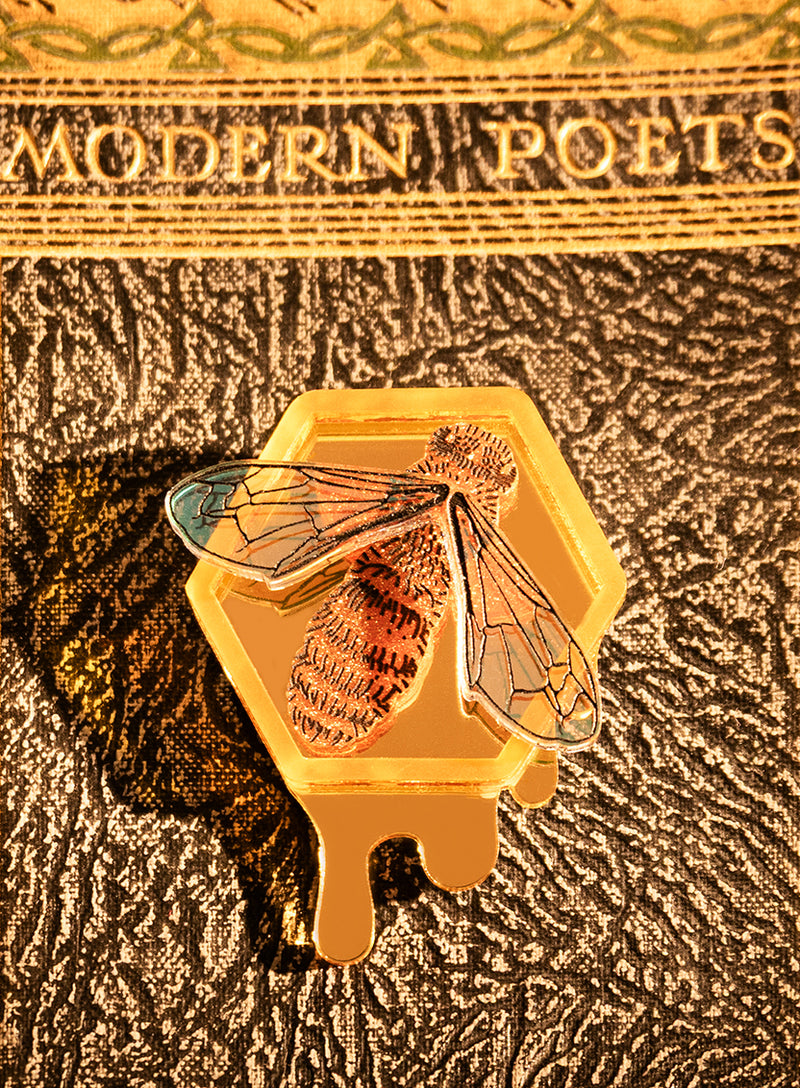 Glistening Bee Brooch