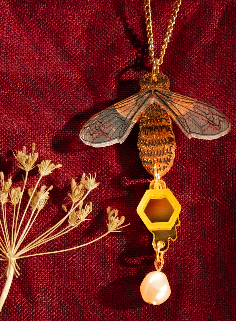 Glistening Bee Pendant