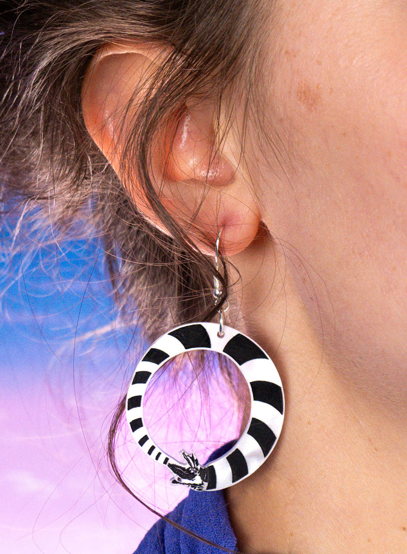 Beetlejuice Sandworm Earrings
