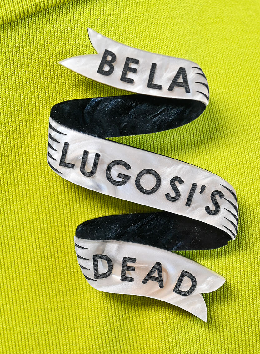 Bela Lugosi's Dead Brooch
