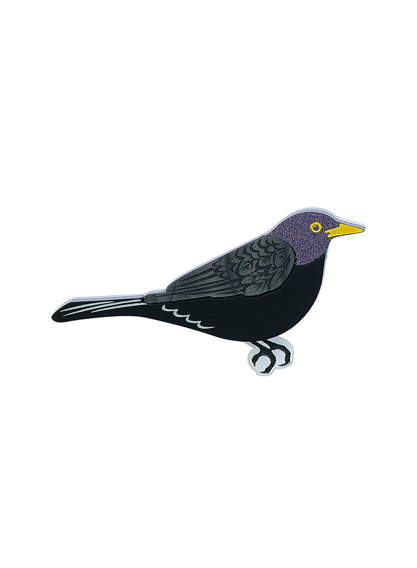 Blackbird Brooch