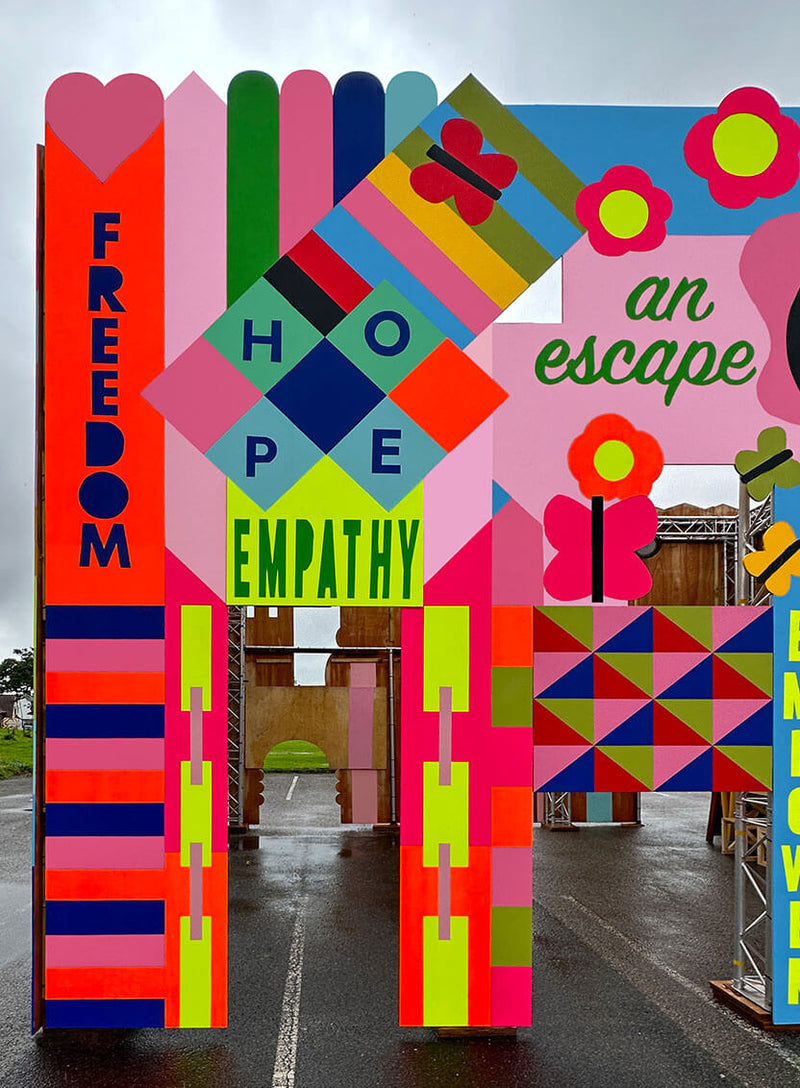 HOPE Brooch | Tatty Devine X Morag Myerscough