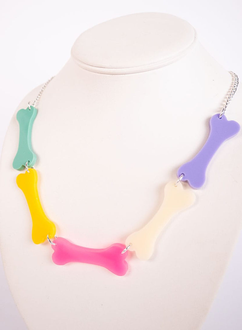 Tatty Devine Bone Link Necklace Brights