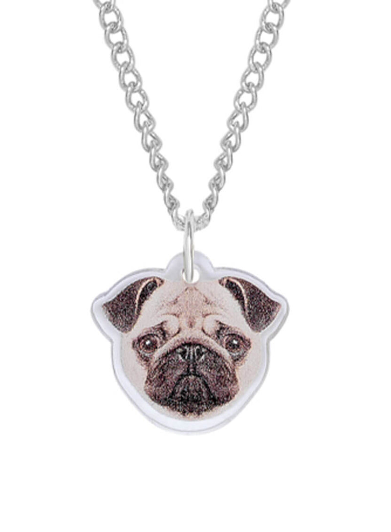 Cameo Pug Pendant