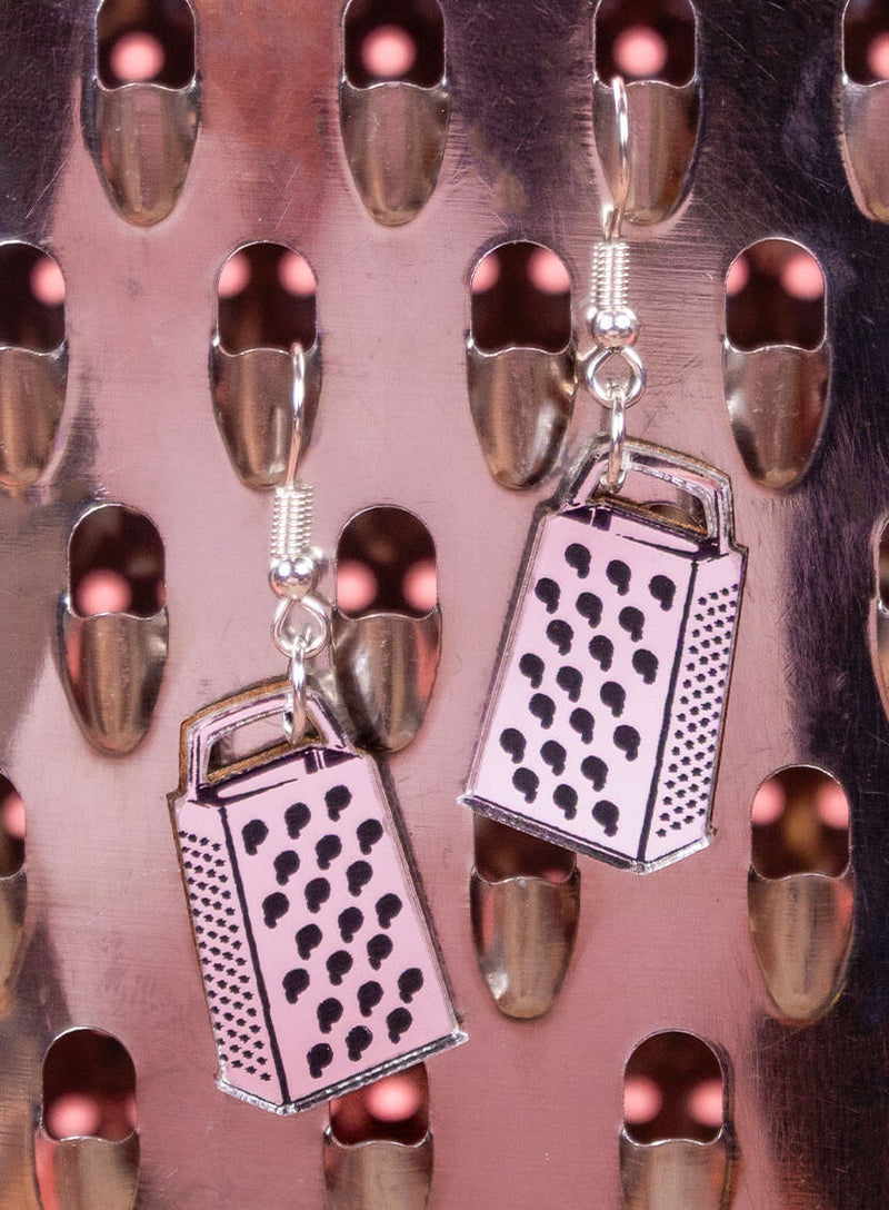 Cheese Grater Earrings