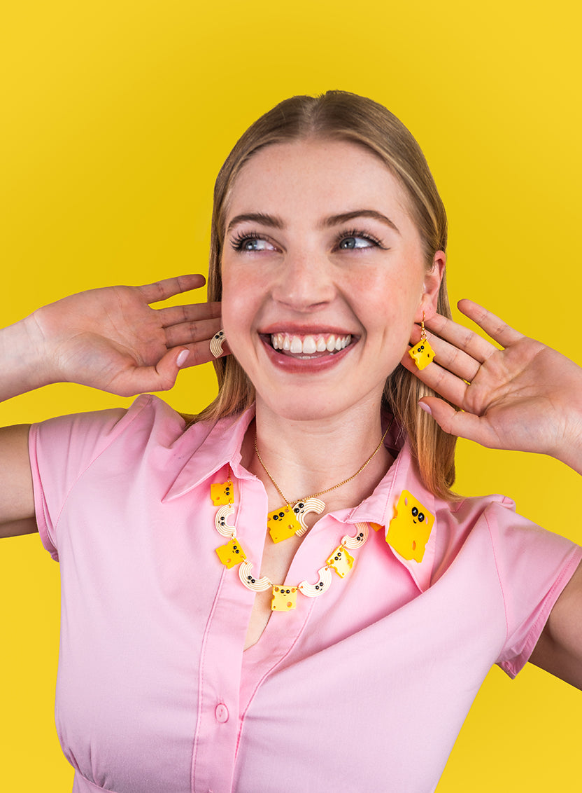 Mac and Cheese Earrings