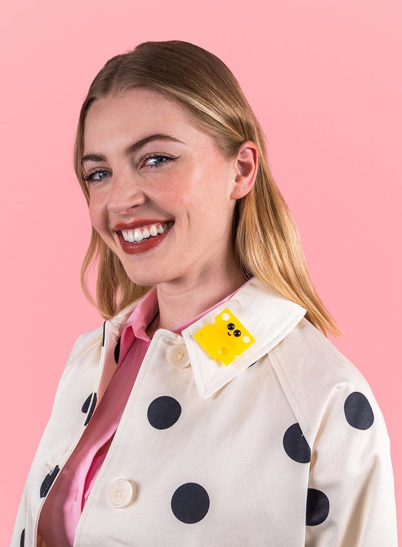 Cheese Brooch