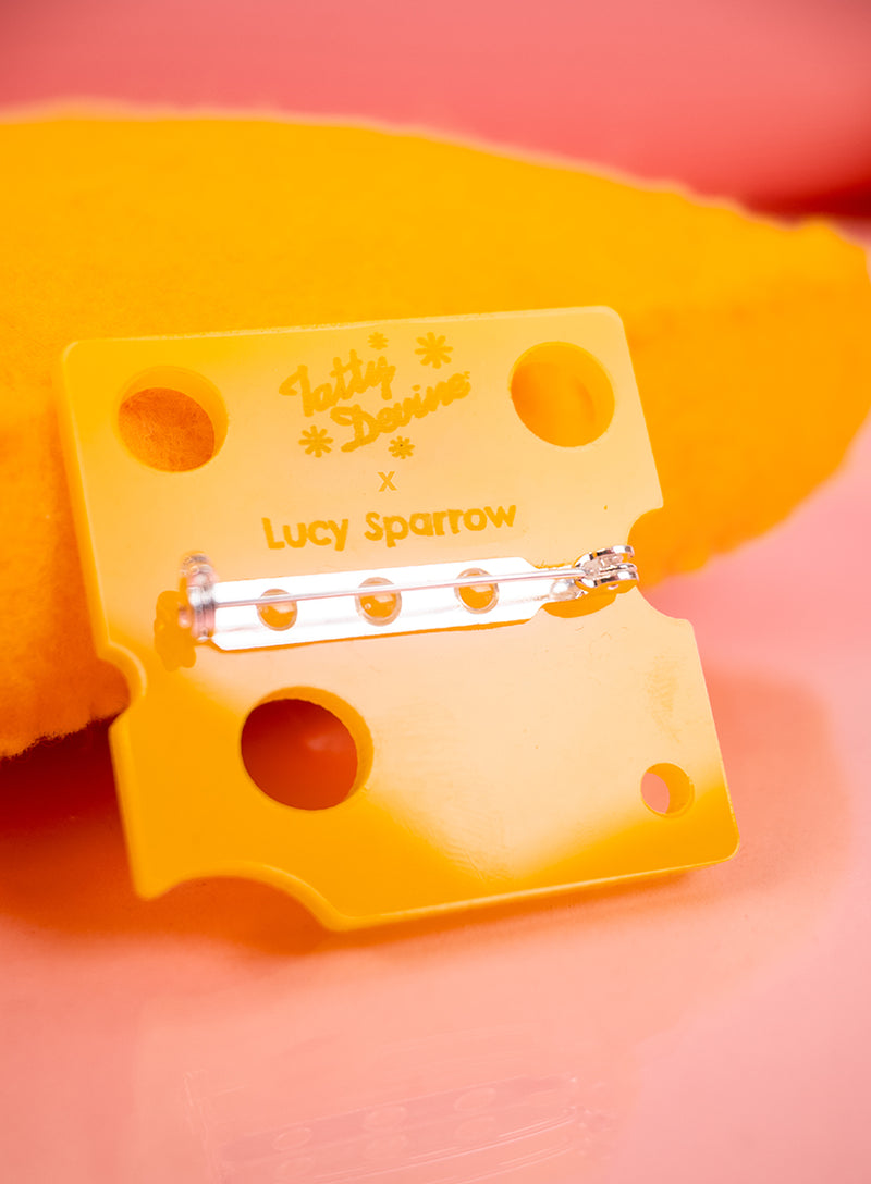 Cheese Brooch