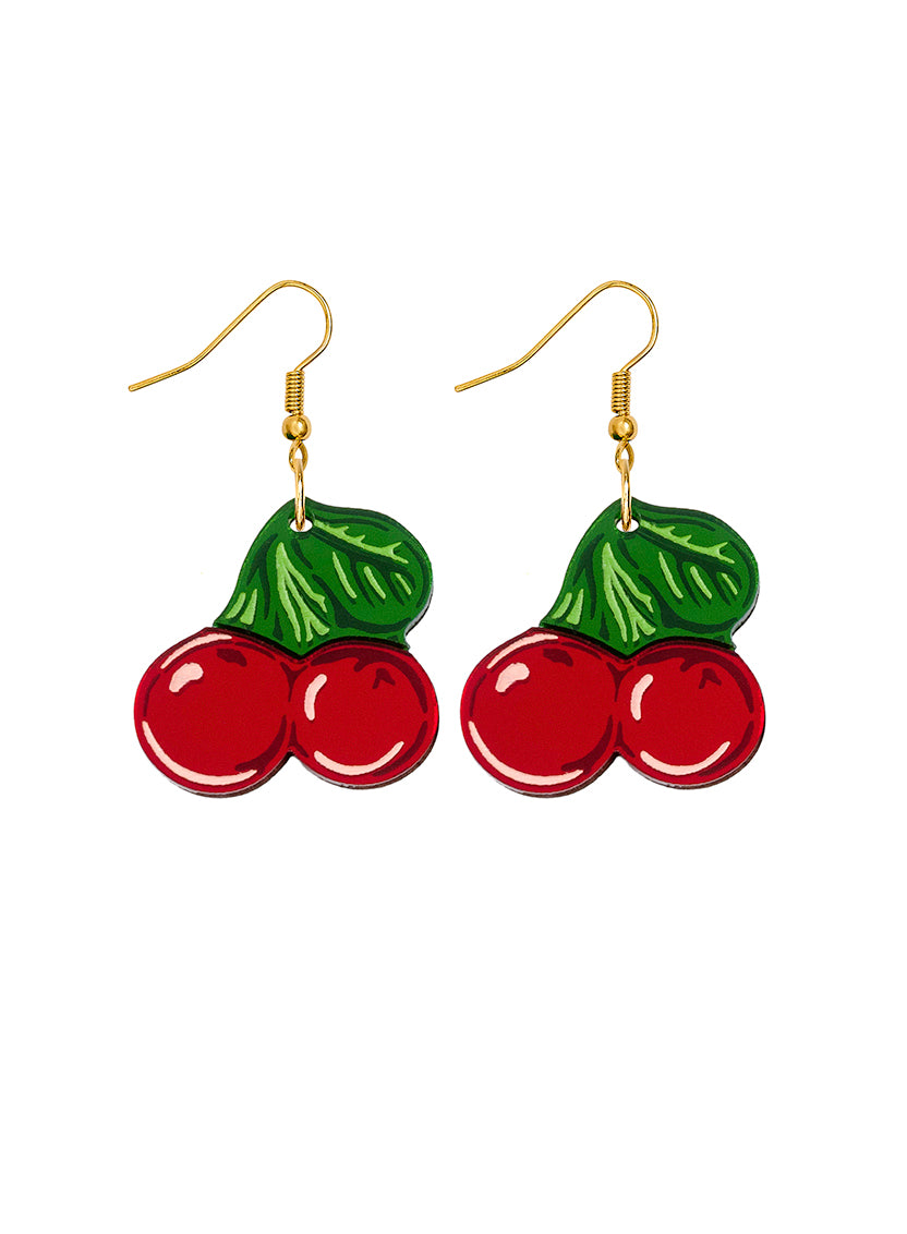 Sour Cherry Earrings