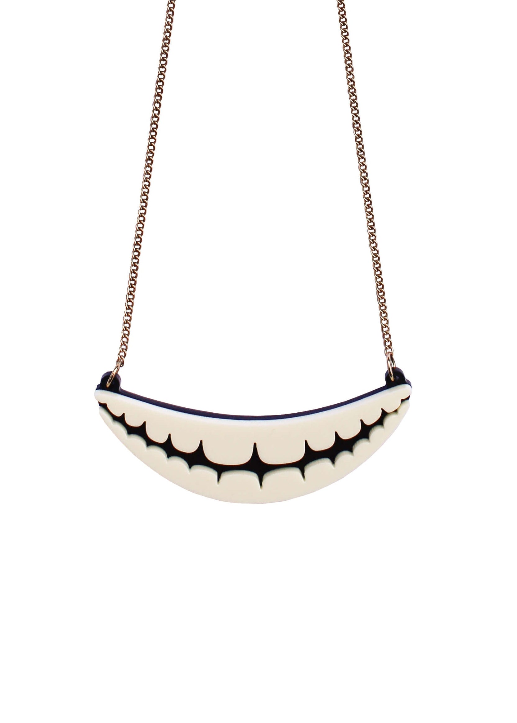 Cheshire Cat Grin Necklace