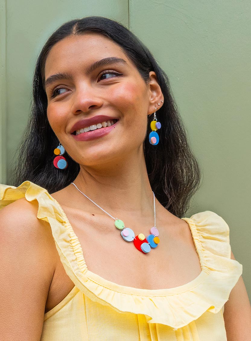 Colourful Dots Earrings