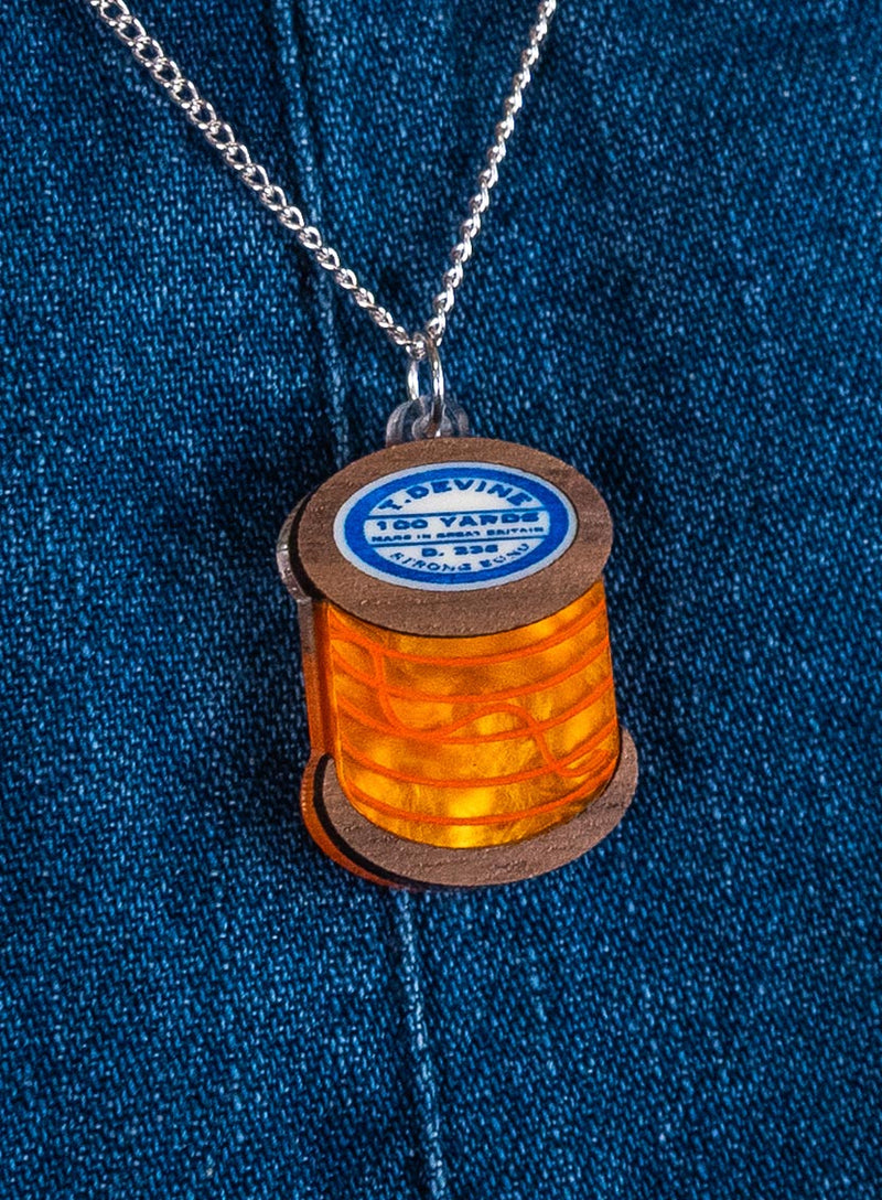 Cotton Reel Pendant
