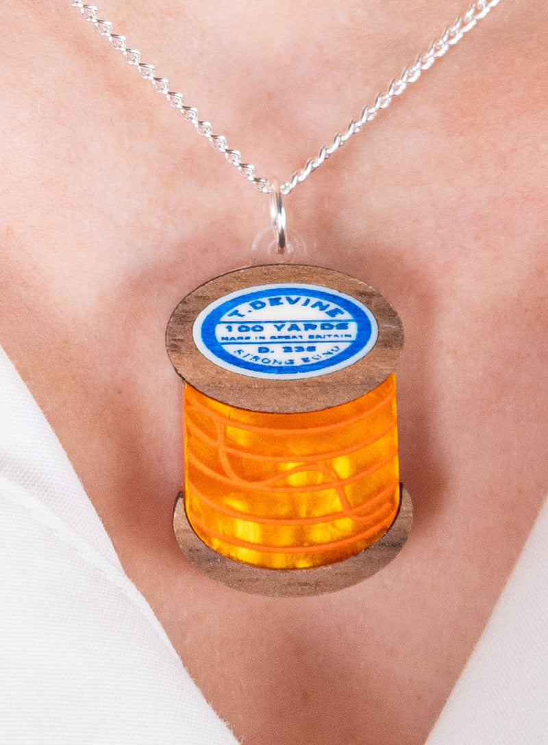 Cotton Reel Pendant