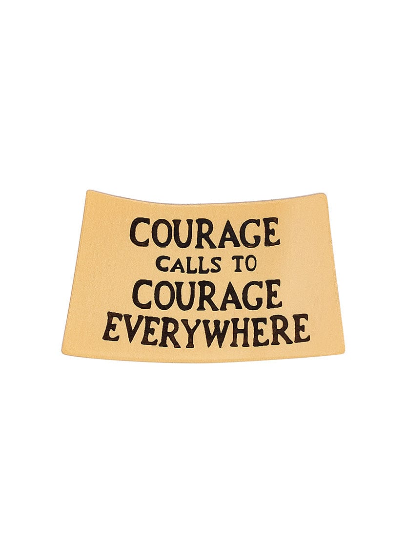 Tatty Devine X Fawcett Society Courage Calls Brooch