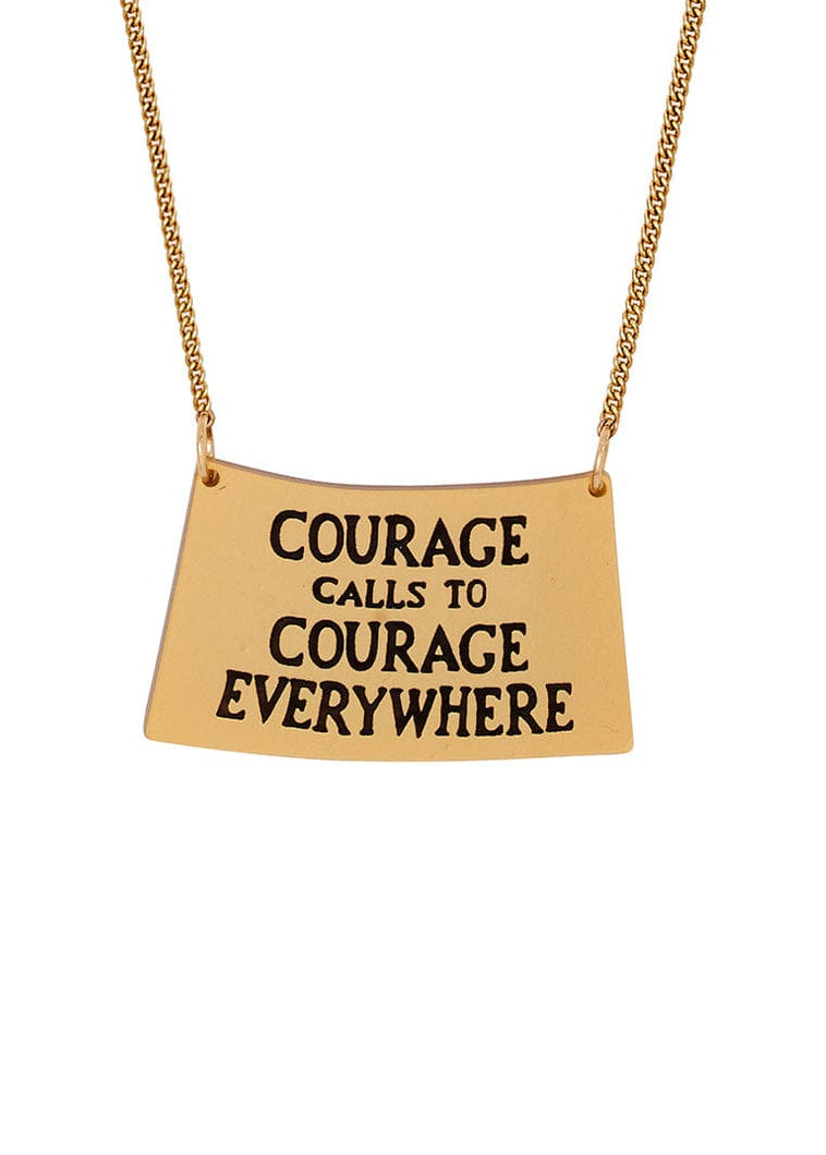 Tatty Devine X Fawcett Society Courage Calls Necklace