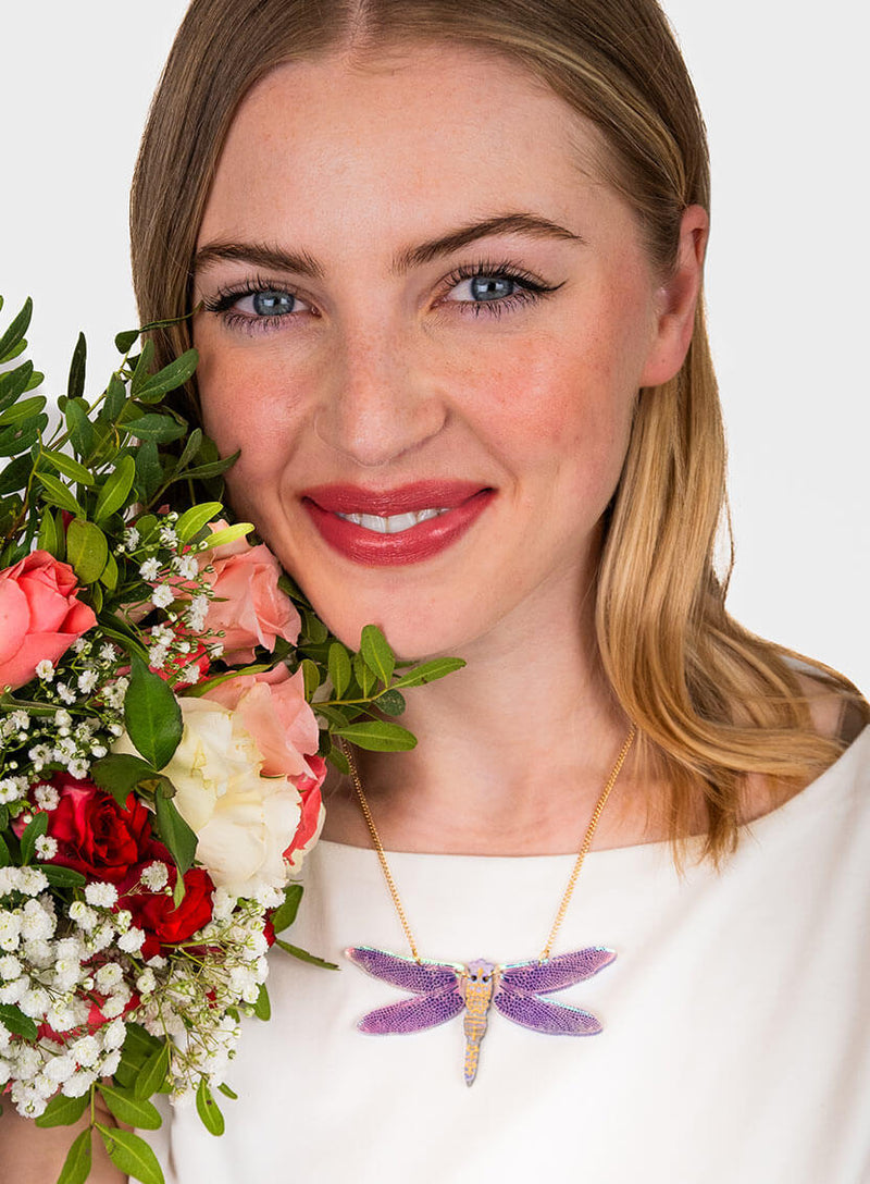 Damselfly Necklace