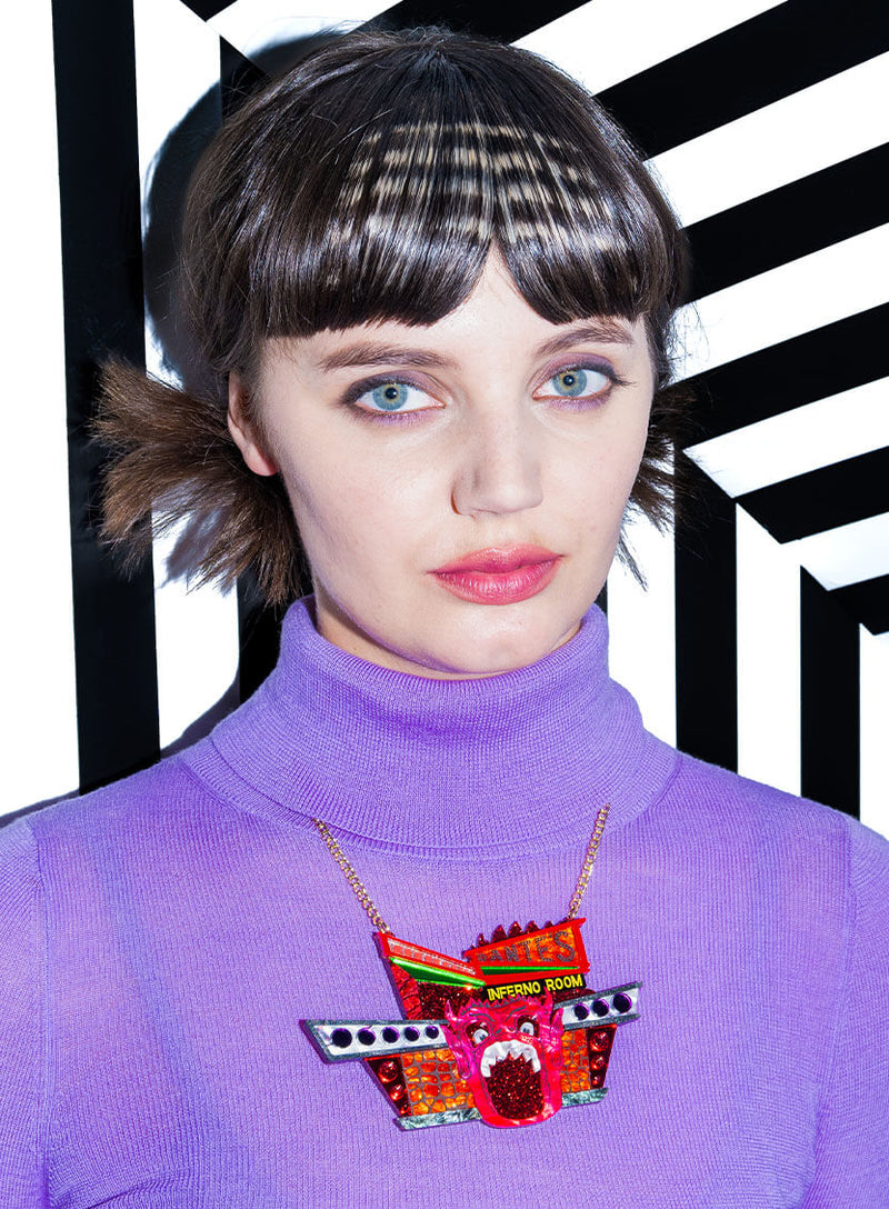 Beetlejuice Dante's Inferno Room Necklace