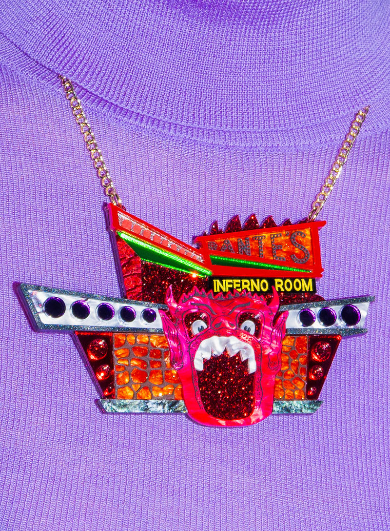 Beetlejuice Dante's Inferno Room Necklace