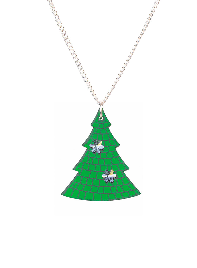 Disco Christmas Tree Pendant