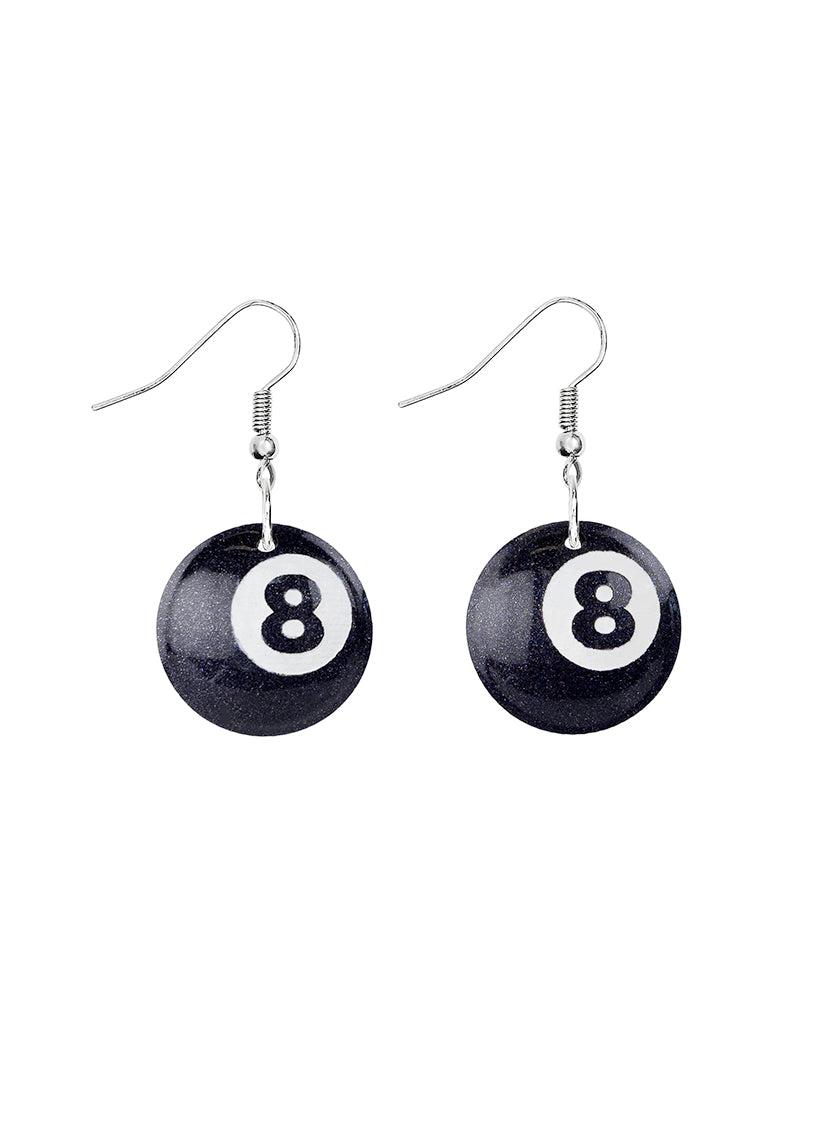 Eight Ball Earrings