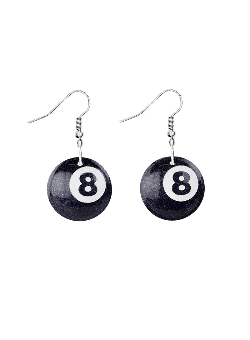 Eight Ball Earrings