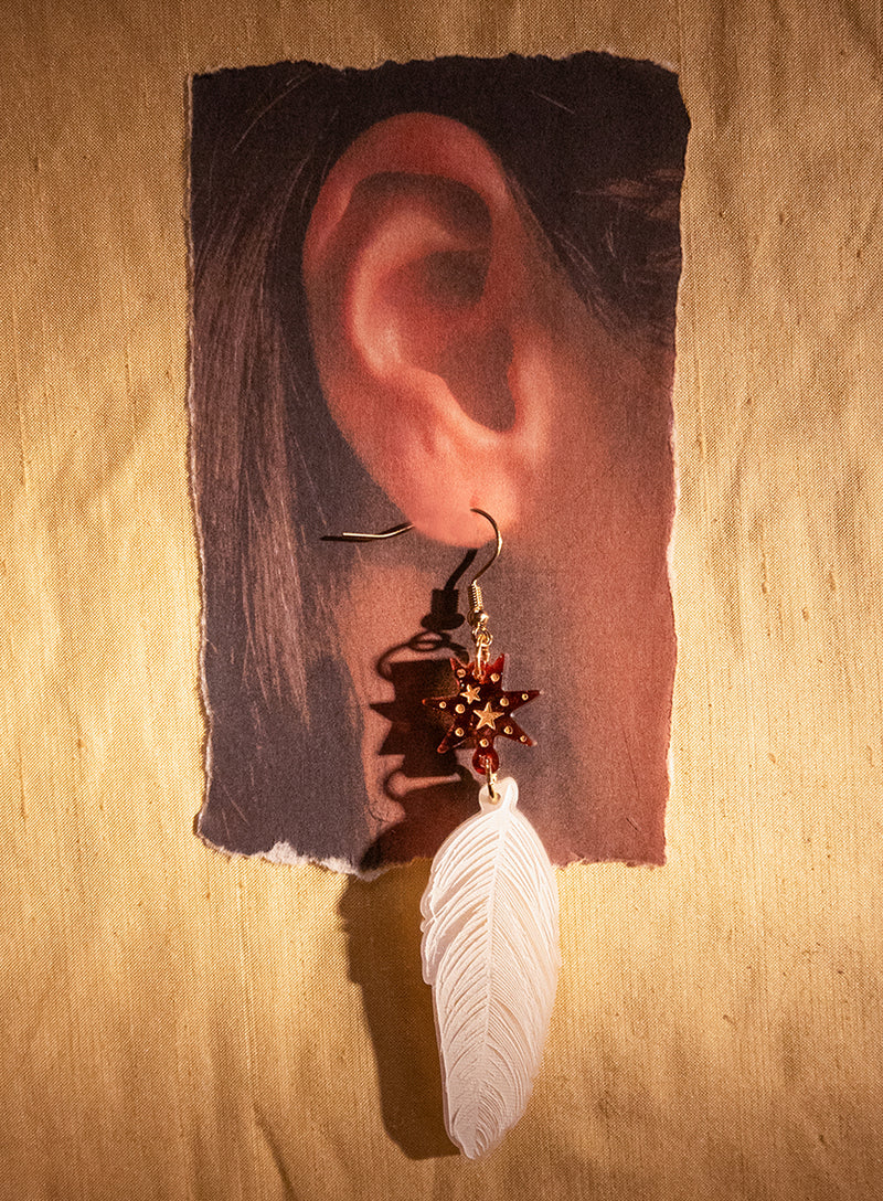 Enchanted Feather Earrings