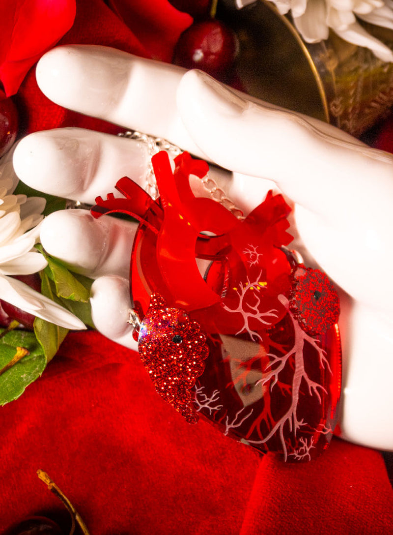 Eternal Heart Necklace Flatlay