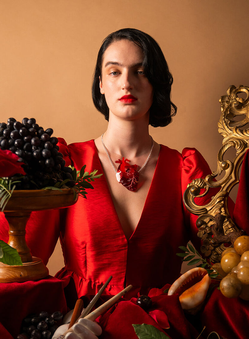 Eternal Heart Necklace Model