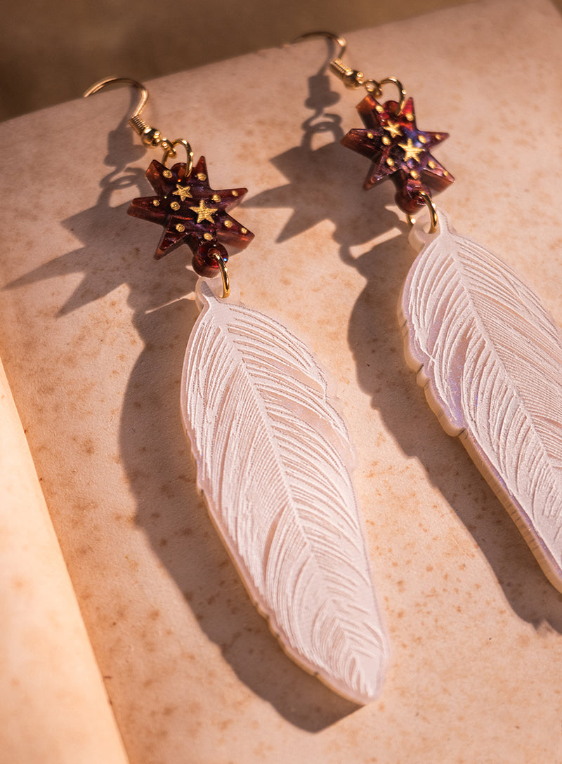 Enchanted Feather Earrings