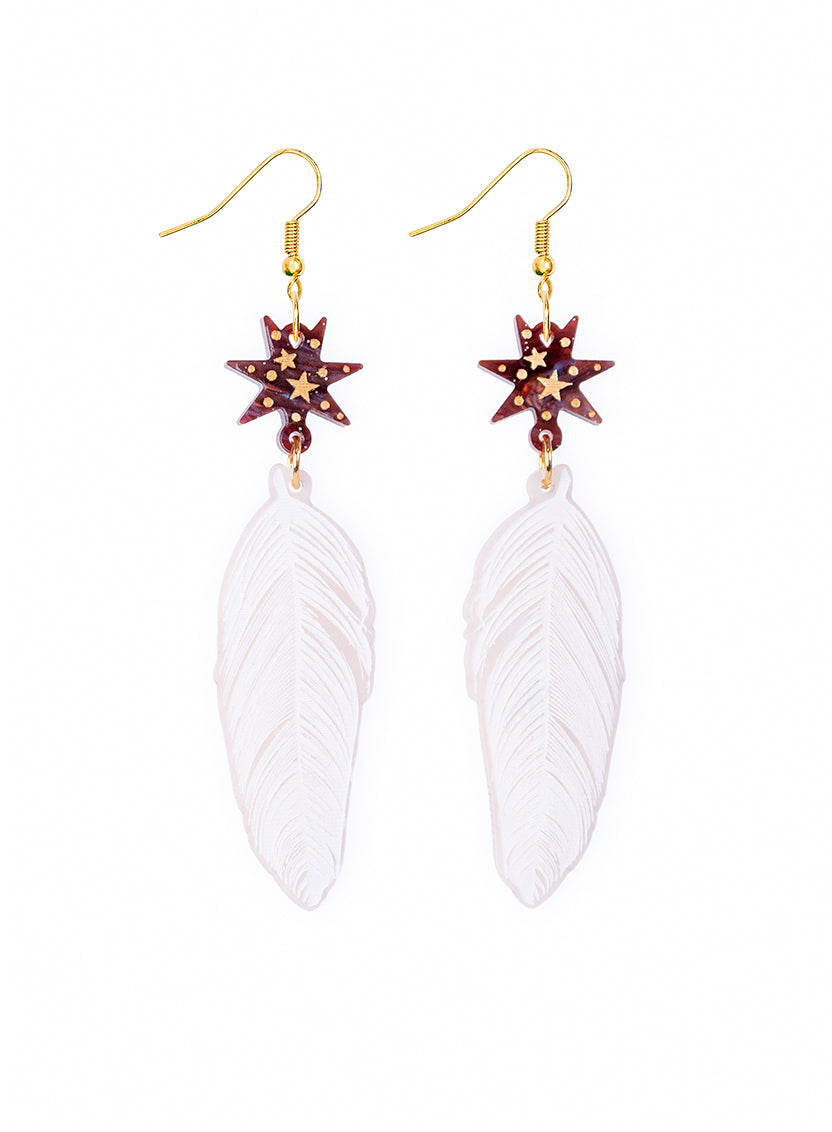 Enchanted Feather Earrings