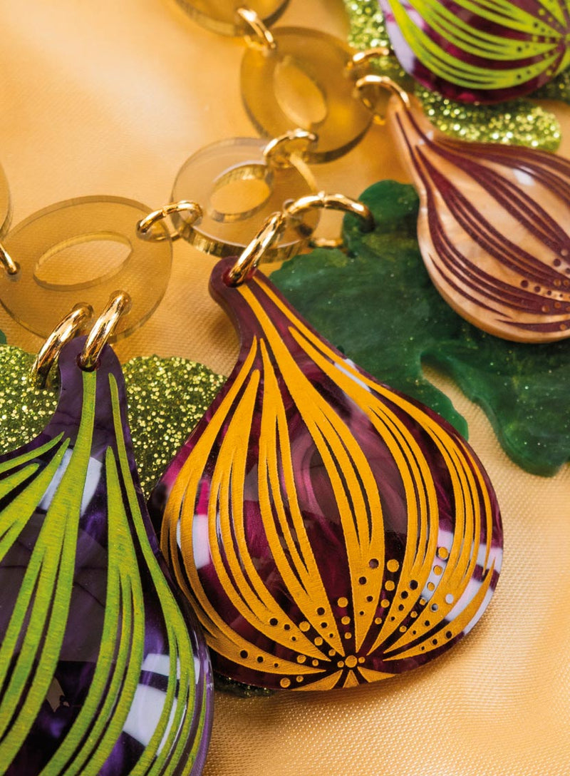Fig Tree Statement Necklace Flatlay