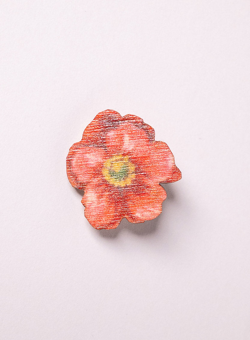 Folk Floral Mini Brooch