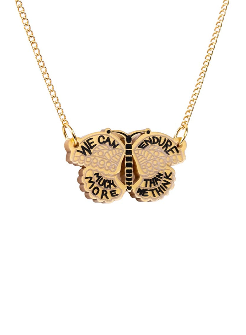 Frida Kahlo Butterfly Necklace
