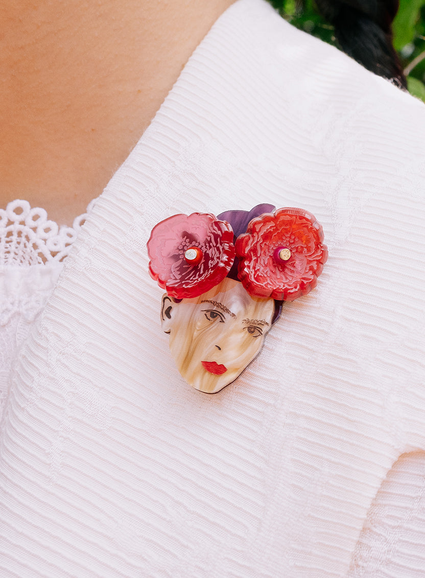 Frida Kahlo Brooch