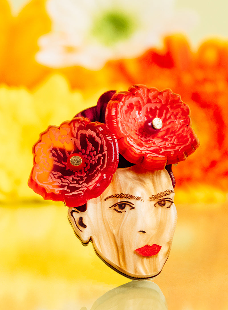 Frida Kahlo Brooch