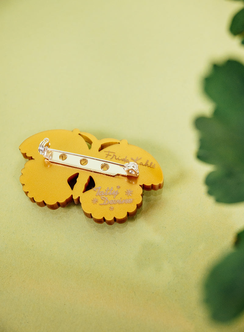 Frida Kahlo Butterfly Brooch