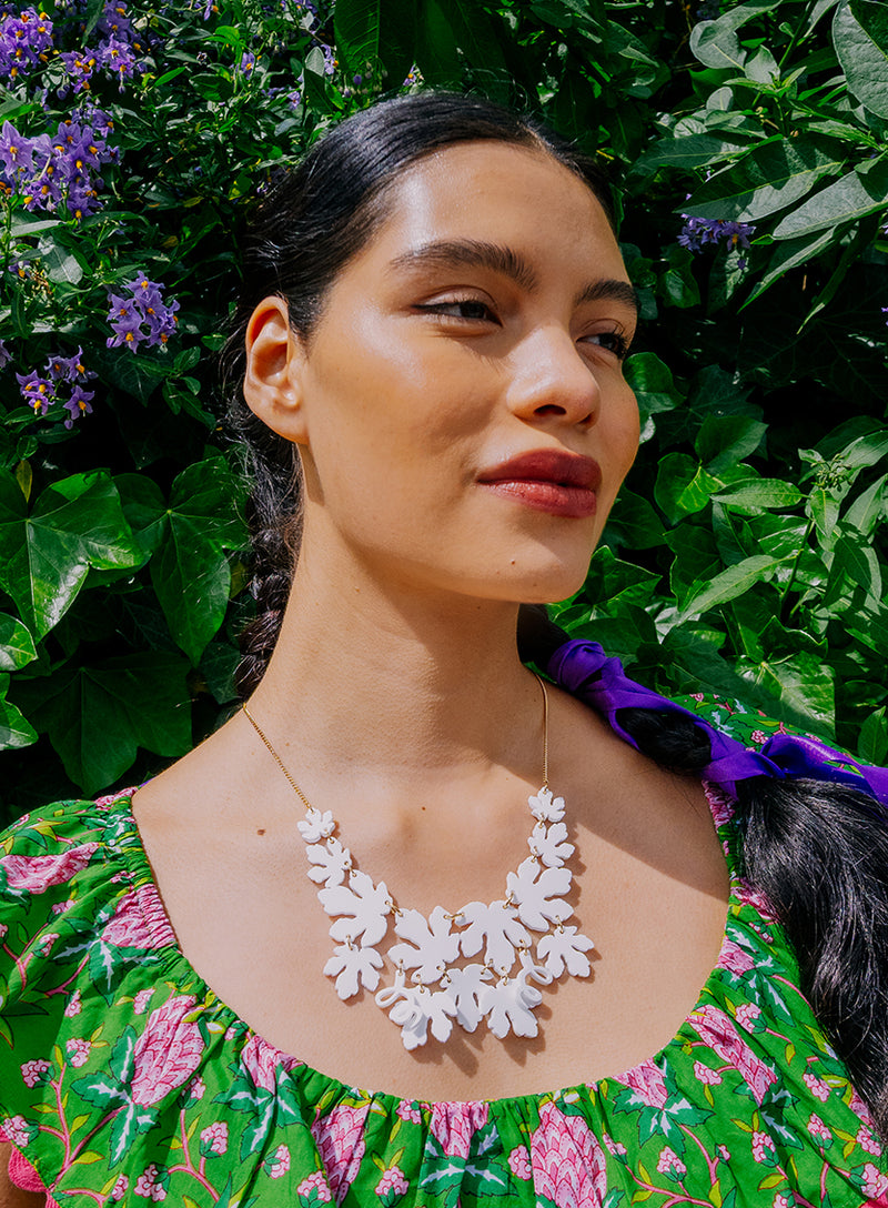 Frida Kahlo Fig Leaf Necklace