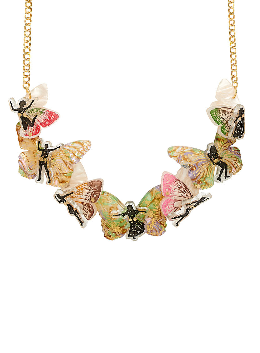 Frolic of Fairies Statement Necklace