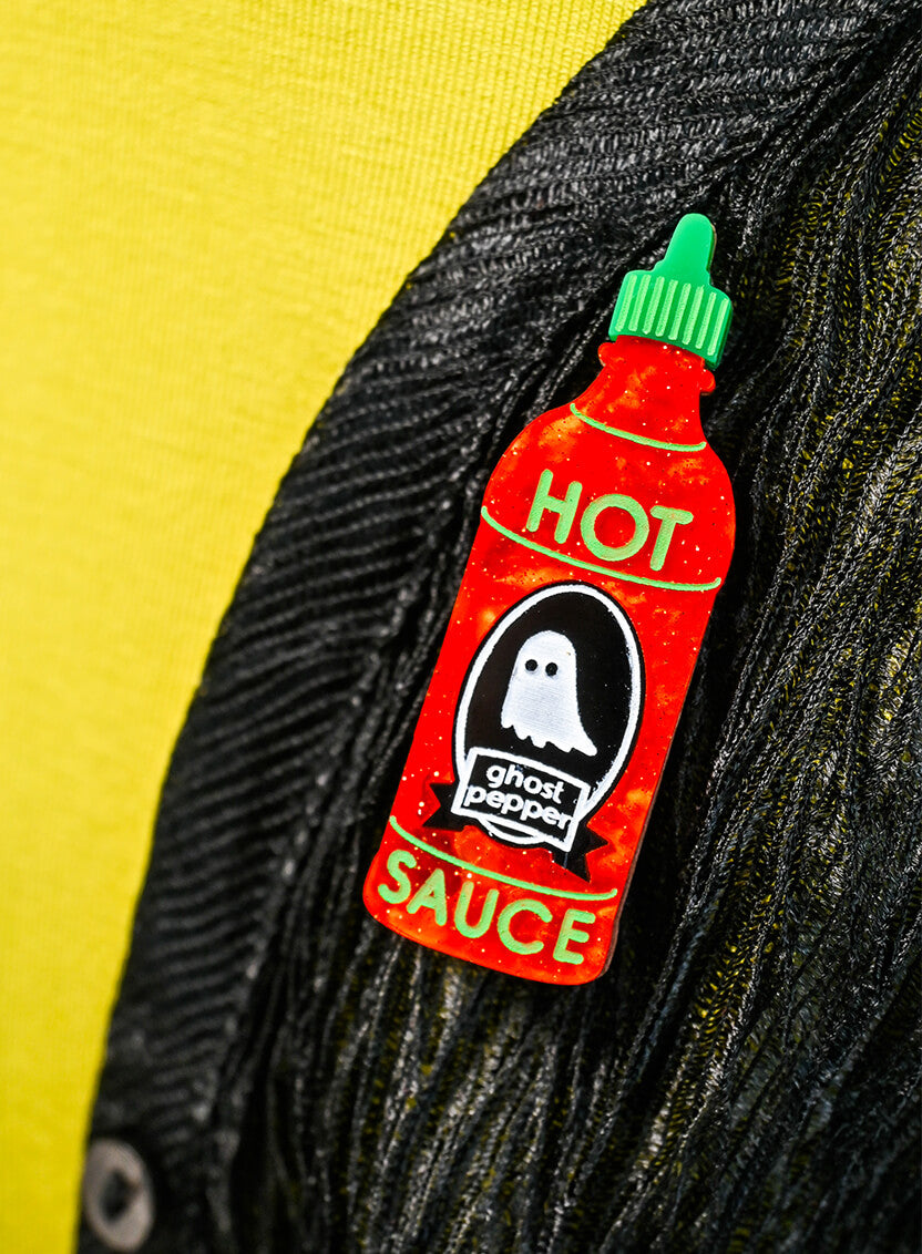 Ghost Pepper Brooch
