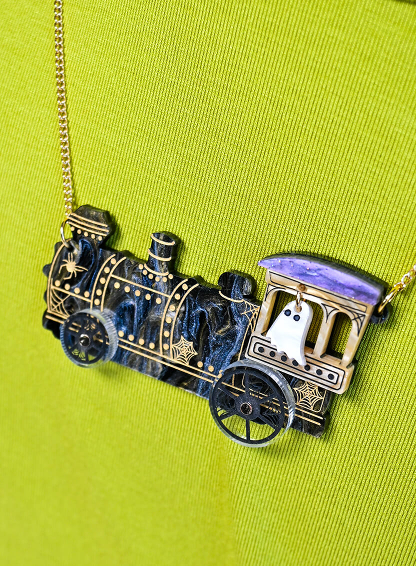 Ghost Train Necklace
