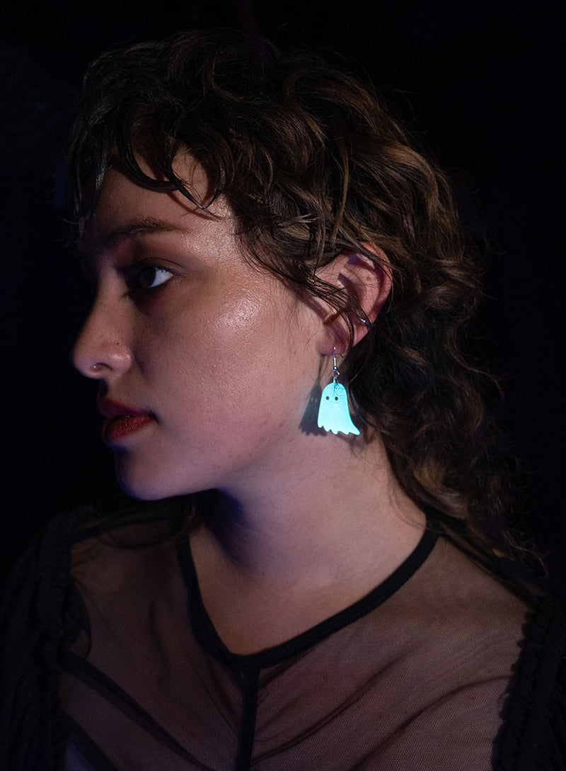 Ghost Earrings - Glow in the Dark