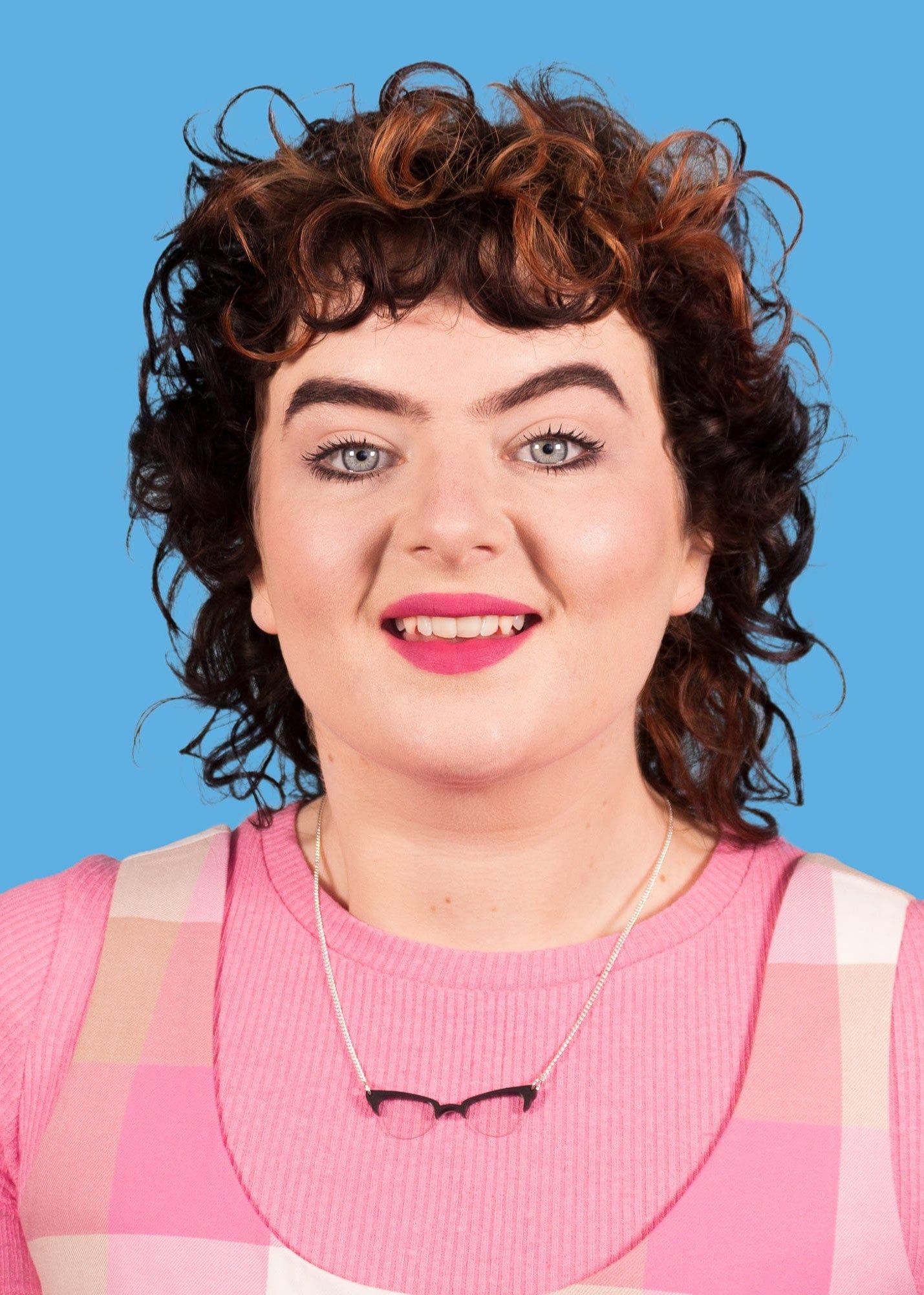 Glasses Necklace Matt Black