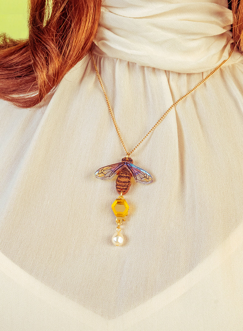 Glistening Bee Pendant