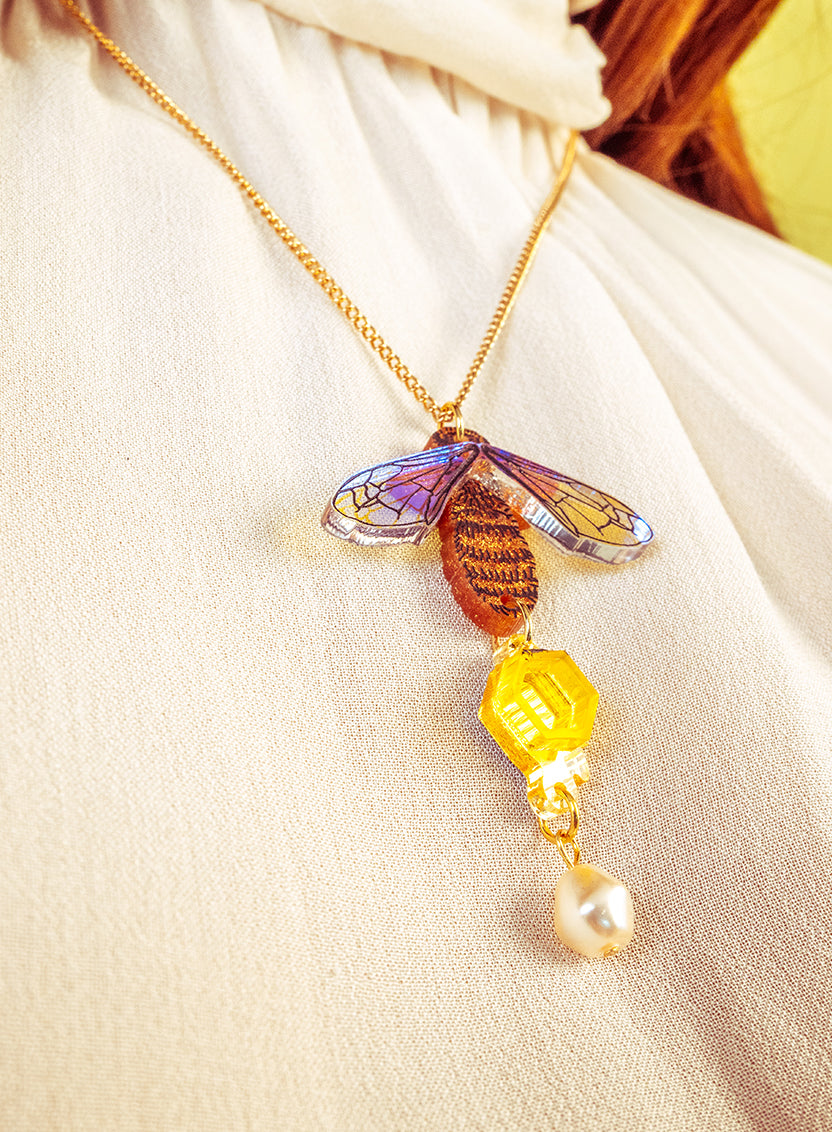 Glistening Bee Pendant