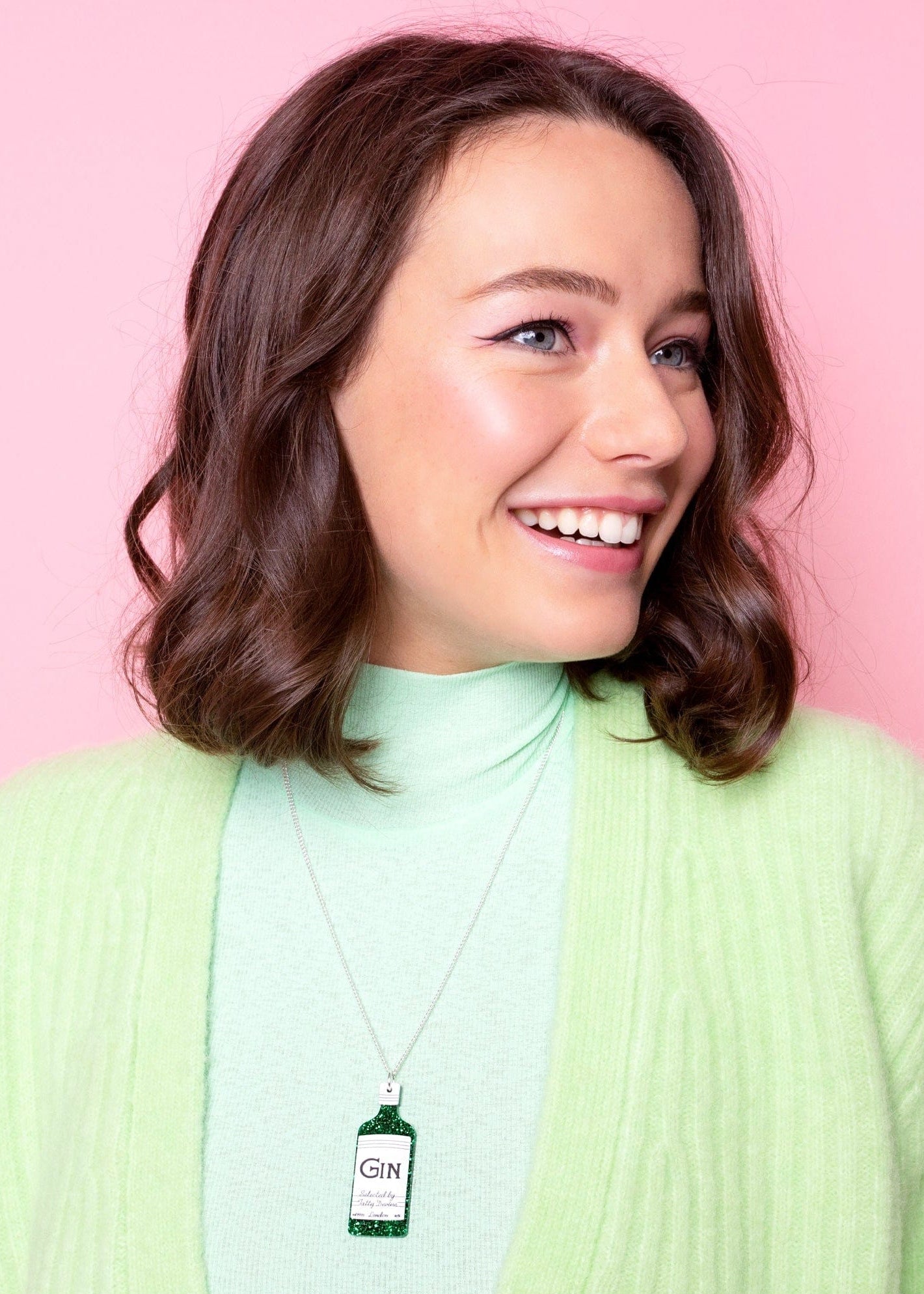 Glitter Gin Necklace 