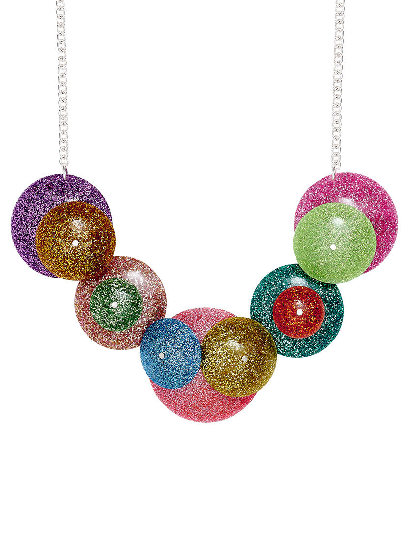 Glittering Orbs Necklace