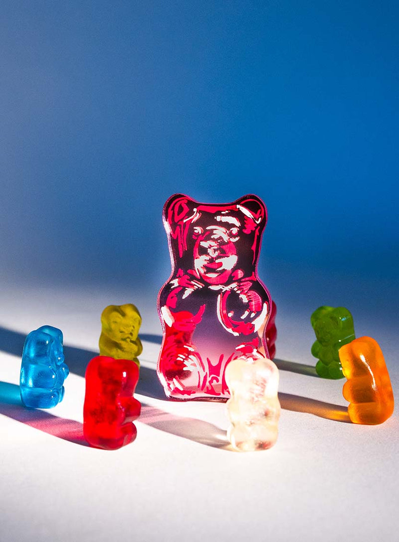 Gummy Bear Brooch - Pink