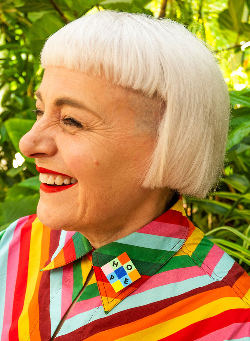 HOPE Brooch | Tatty Devine X Morag Myerscough