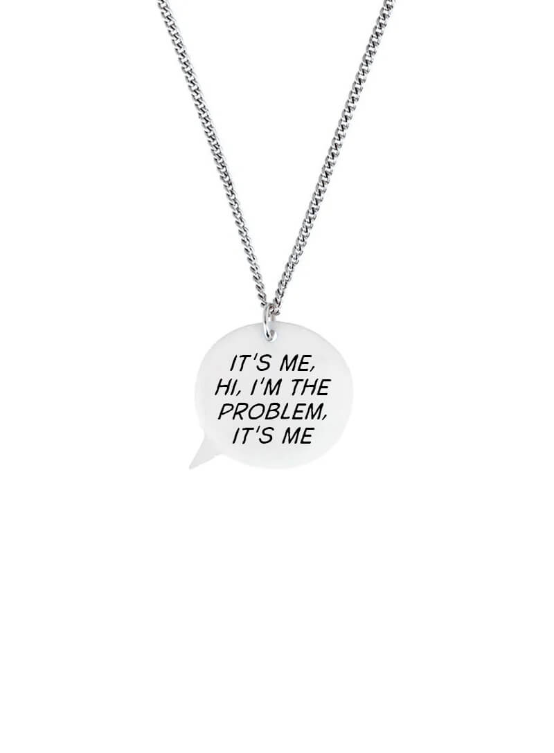 Taylor Swift Lyrics Necklace