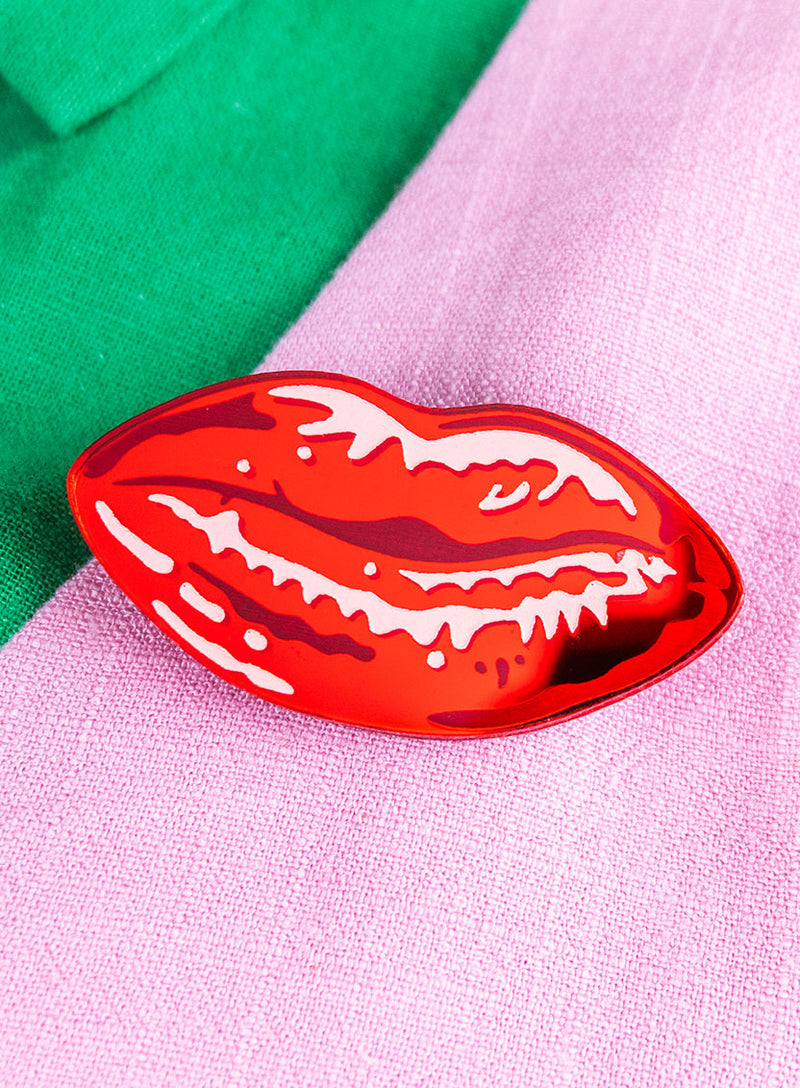 Jelly Lips Brooch